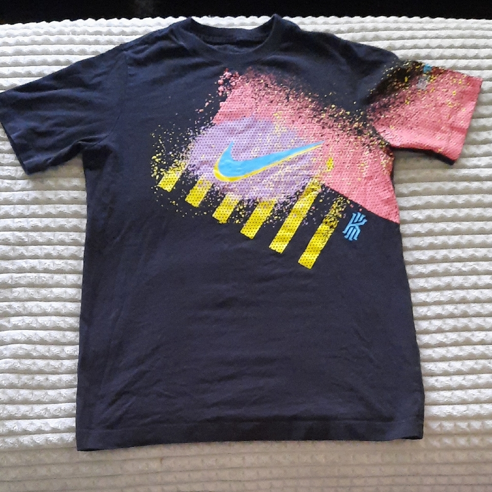 Nike Multicolor Kyrie Irving 2019 Edition Short Sleeve Tee, YXL